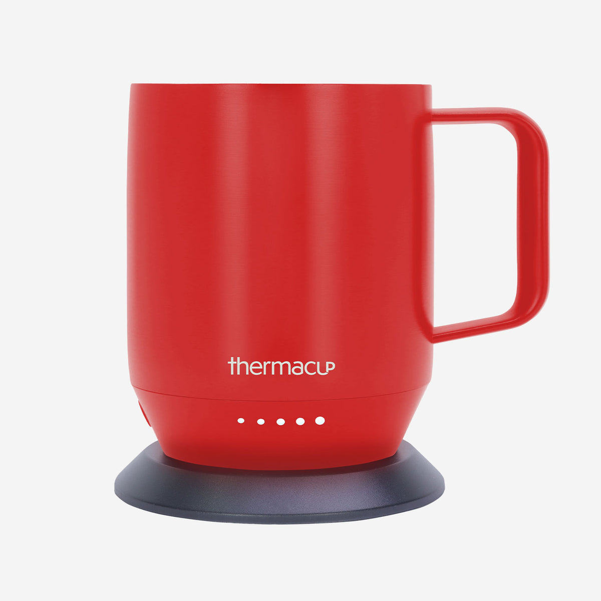 THERMACUP Premium Heated Coffee Mug with 5 Temperature Settings, Industry-Leading Smart Electric Cup, Up to 8-Hour Battery, 12oz with Lid (14oz Total Capacity)